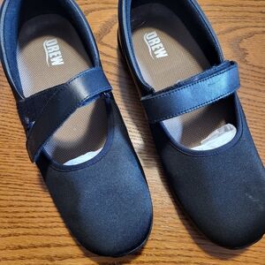 DREW Women's Black Mary Jane Comfort Flats